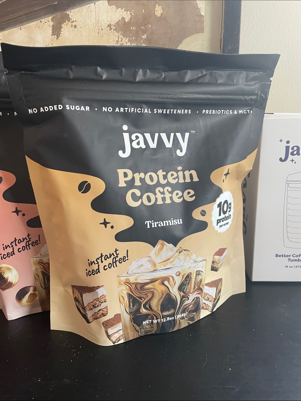 Javvy Protein Coffee Haul - 1 Tiramisu + 2 Hazelnut Coffee Powders
